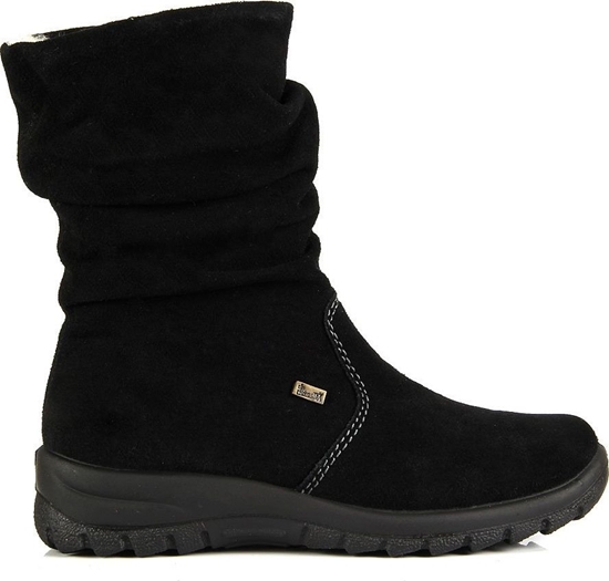 Picture of Rieker Skórzane botki damskie ocieplane RIEKER Z7171-01 37