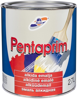Изображение Rilak ALKYD ENAMEL PAINT PENTAPRIM RED 2.7L