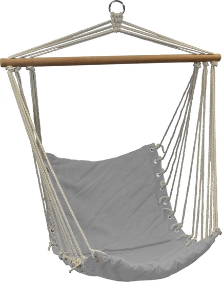 Picture of Royokamp  Hamak fotel brazylijski Natura 100x50cm z wszyt poduszk szary