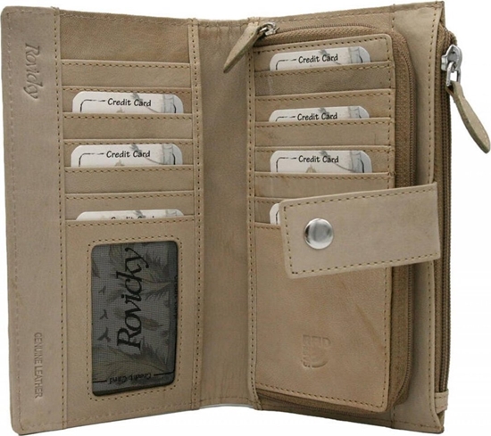 Изображение Rovicky Skórzany damski portfel Rovicky R-861-DDW NoSize