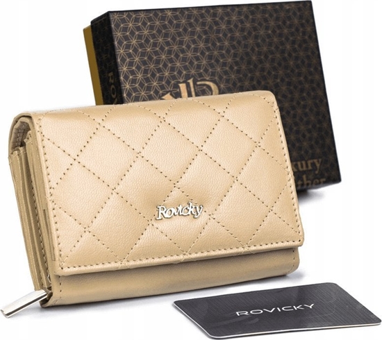 Изображение Rovicky Skórzany damski portfel Rovicky R-RD-02-GCL-Q NoSize