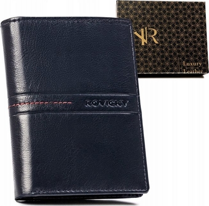 Attēls no Rovicky Skórzany Portfel Mski W Orientacji Pionowej