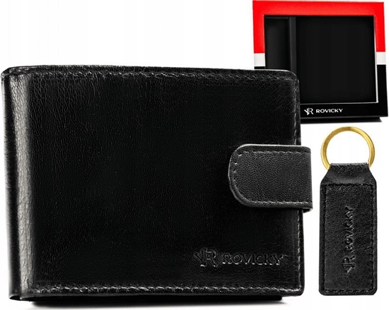Picture of Rovicky Zestaw prezentowy: skórzany portfel mski i brelok - Rovicky NoSize