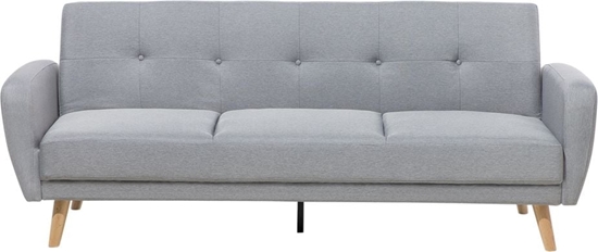 Изображение Shumee Sofa rozkadana 3-osobowa szara FLORLI