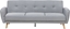 Изображение Shumee Sofa rozkadana 3-osobowa szara FLORLI