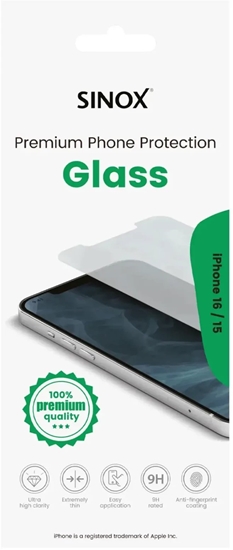 Picture of Sinox Protection Glass iPhone 16 / 15®