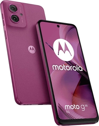 Attēls no Smartfon Motorola Moto G55 5G 8/256GB Twilight Purple (PAXT0019PL)