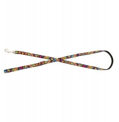 Picture of Smycz dla psa, czarna, wzr picasso, tama polipropylenowa, 20mm/120cm