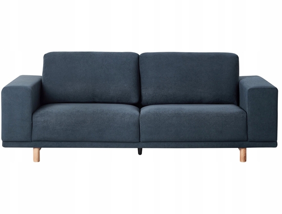 Изображение Sofa 3-osobowa niebieska NIVALA