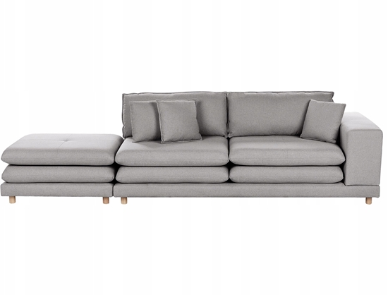 Изображение Sofa dla 2 osób HEDEN Szary z otoman