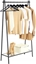 Picture of Songmics Stojak na ubrania ze stalow konstrukcj, stojak na ubrania z wiszc szyn, pók doln, prosty wygld, do sypialni w piwnicy n