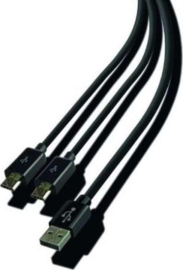 Изображение SteelPlay kabel USB na USB-Micro Play&Charge do PS4 czarny