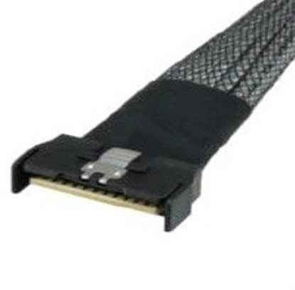 Attēls no Supermicro Kabel CBL-MCIO-1339M5R MCIO x8 (STR) auf MCIO x8 (RA) 39cm