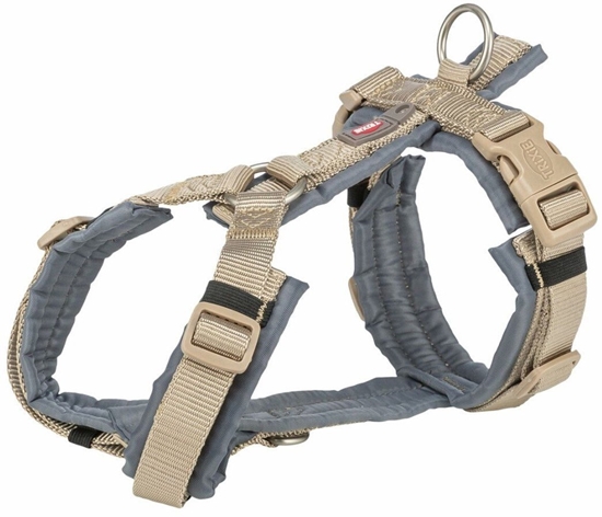 Picture of Szelki dla psa Trixie Premium Trekking Grafit Piasek M/L