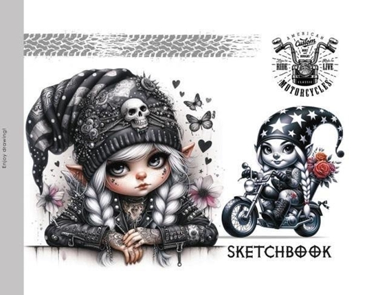 Изображение Szkicownik 200x143 24 stron 100g/m2 TW Gnomy