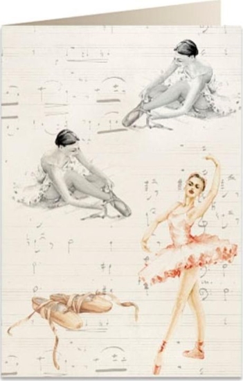 Изображение Tassotti Karnet B6 + koperta 5653 Baletnica