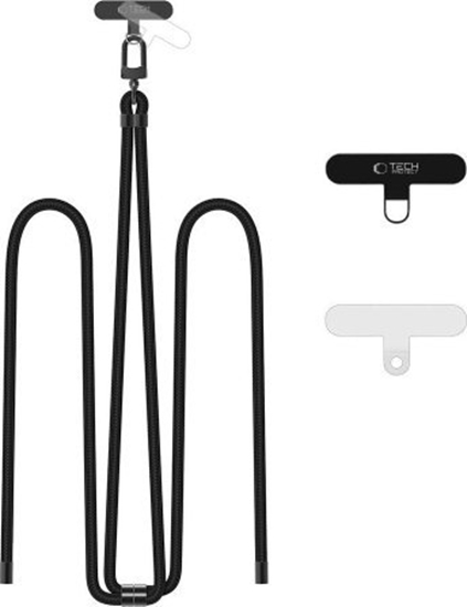 Picture of Tech-Protect TECH-PROTECT C7S ROPE CROSSBODY STRAP BLACK/BLACK