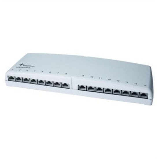 Picture of TELEGRTNER Mini dystrybutor MPD16 K Cat.6A, biay alpejski, CU-MD MPD16 C6A LSA s