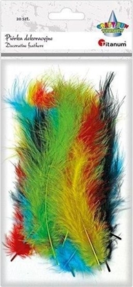 Picture of Titanum Piórka puch 11,8-15 cm mix 20szt