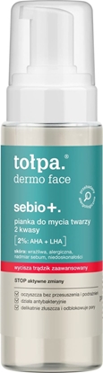 Picture of Topa Dermo Face Sebio+ Pianka do mycia twarzy 2%: AHA+LHA 150 ml