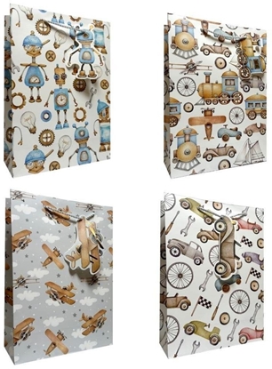 Picture of Torebka prezentowa dziecica L Retro mix