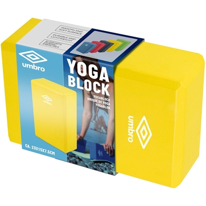 Изображение UMBRO DZELTENAIS BLOKS VINGRINĀJUMIEM JOGAI PILATES FITNESS