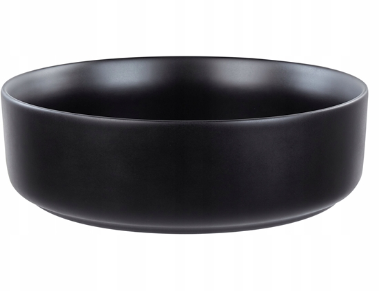 Picture of Umywalka Beliani Umywalka nablatowa ceramiczna  36 cm czarna CALIG