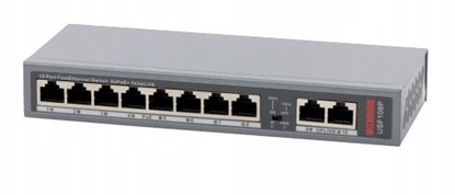Attēls no USF108P PULSAR Ultralink FastEthernet Switch 8x PoE+, 2xRJ45
