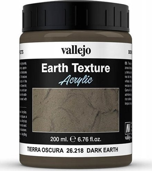 Picture of Vallejo : 26.218 - Diorama FX - Earth Textures - Dark Earth (200 ml)