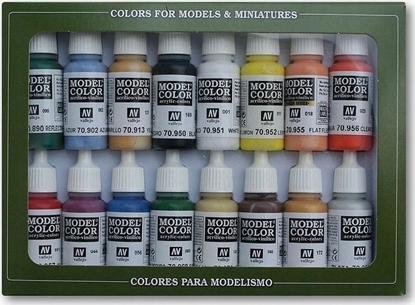 Picture of Vallejo Vallejo: 70.140 - Model Color - Figure - Basic Colors USA (16 x 18 ml)