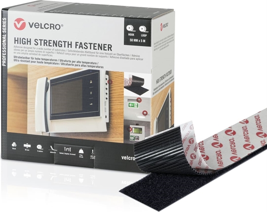Picture of Velcro ® High Strength Fastener 5m Hakenband 5m Flauschband, Haken & Flausch 50mm schwarz