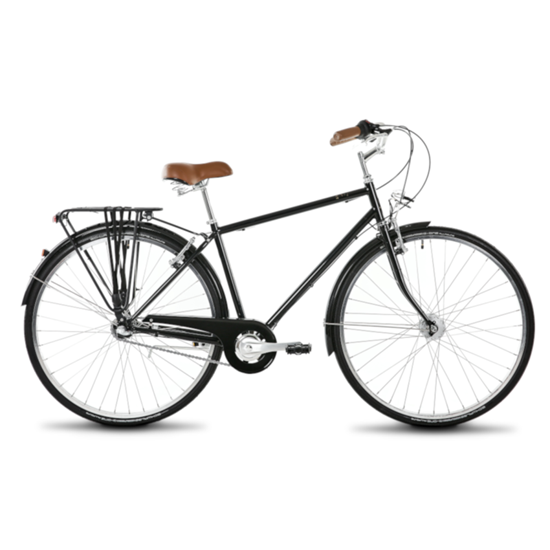 Изображение Velosipēds ROMET Vintage Classic M, melns (L)