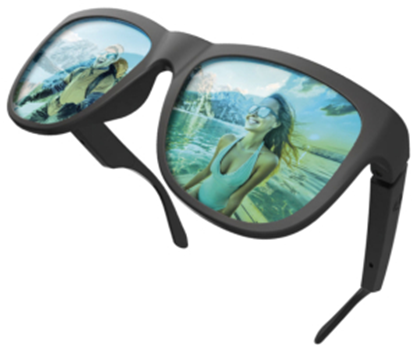 Attēls no Viedās saulesbrilles ar austiņām SBS Polarized