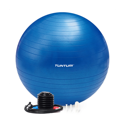 Attēls no Vingrošanas bumba TUNTURI Gymball 75 cm, Anti-Burst, Blue