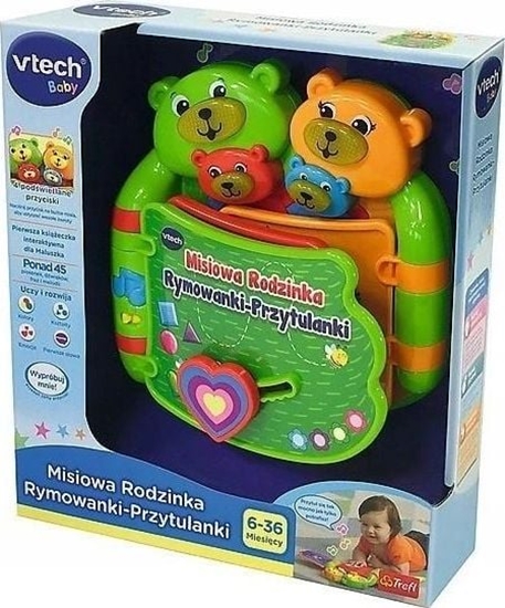 Picture of Vtech Misiowa Rodzinka Rymowanki - Przytulanki zielone  (316369)