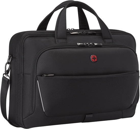 Picture of WENGER Meteor Brief 40,64cm 16Zoll - 43,18cm 17Zoll Laptop Briefcase with Tablet Pocket Black