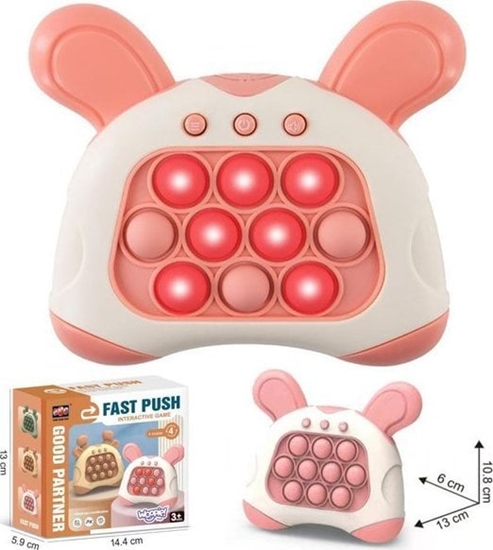 Picture of Woopie Gra POP IT Elektryczna Antystresowa Zrcznociowa Uszy Króliczka