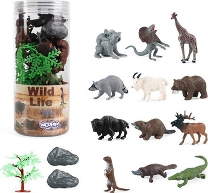 Picture of Woopie Zestaw Figurki Dzikie Zwierzta 15 Szt.