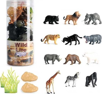 Picture of Woopie Zestaw Figurki Dzikie Zwierzta 16 Szt. - Wersja 2