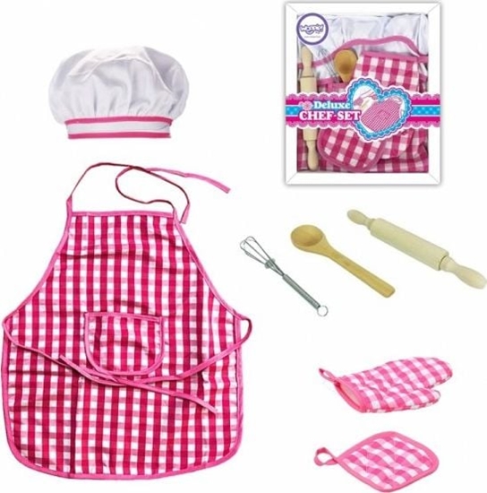 Picture of Woopie Zestaw Maego Kucharza Strój Kucharski Akcesoria Kuchenne 7 el.