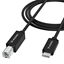 Picture of Wozinsky WKDDY2S USB-B - USB-C Cable 2m - Black