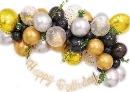 Изображение Zestaw balonów Happy Birthday 36el