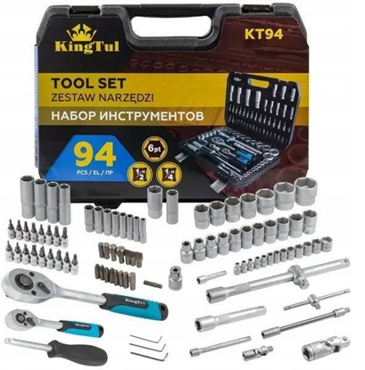 Attēls no Zestaw narzdzi 94el. 1/2", 1/4" (6-ktnych) (4-32mm)