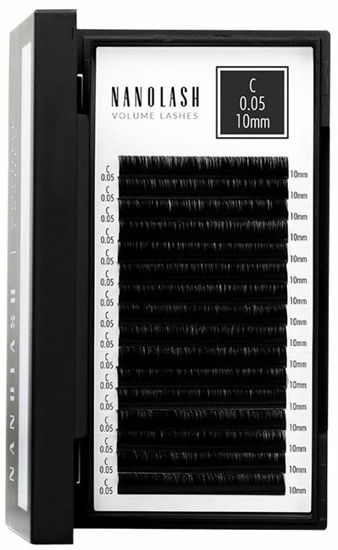 Picture of Zestaw sztuczne rzsy Nanolash VOLUME LASHES Doczepy 10 mm