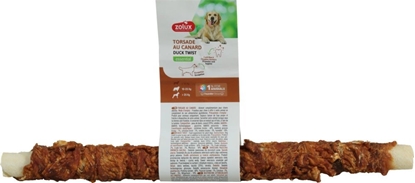 Изображение ZOLUX Gryzak dla psa skrcana paeczka owinita kaczk 28cm