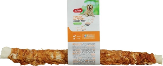 Picture of ZOLUX Gryzak dla psa skrcana paeczka owinita kurczakiem 28cm