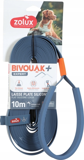 Picture of Zolux ZOLUX Smycz paska dla psa silikonowa BIVOUAK niebieska 10m