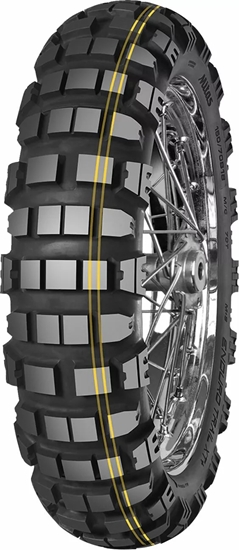 Picture of 130/80B18 MITAS ENDURO TRAIL XT+ DAKAR 72R TT 2 YELLOW