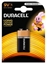 Picture of 6LR61 9V baterijas 9V Duracell BASIC sērija Alkaline MN1604 iepakojumā 1 gb.