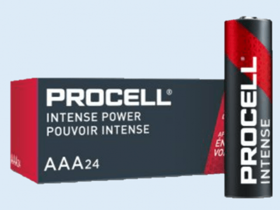 Picture of AAA / LR03 baterija 1.5V Duracell Procell INTENSE POWER sērija Alkaline High drain iep. 10gb.